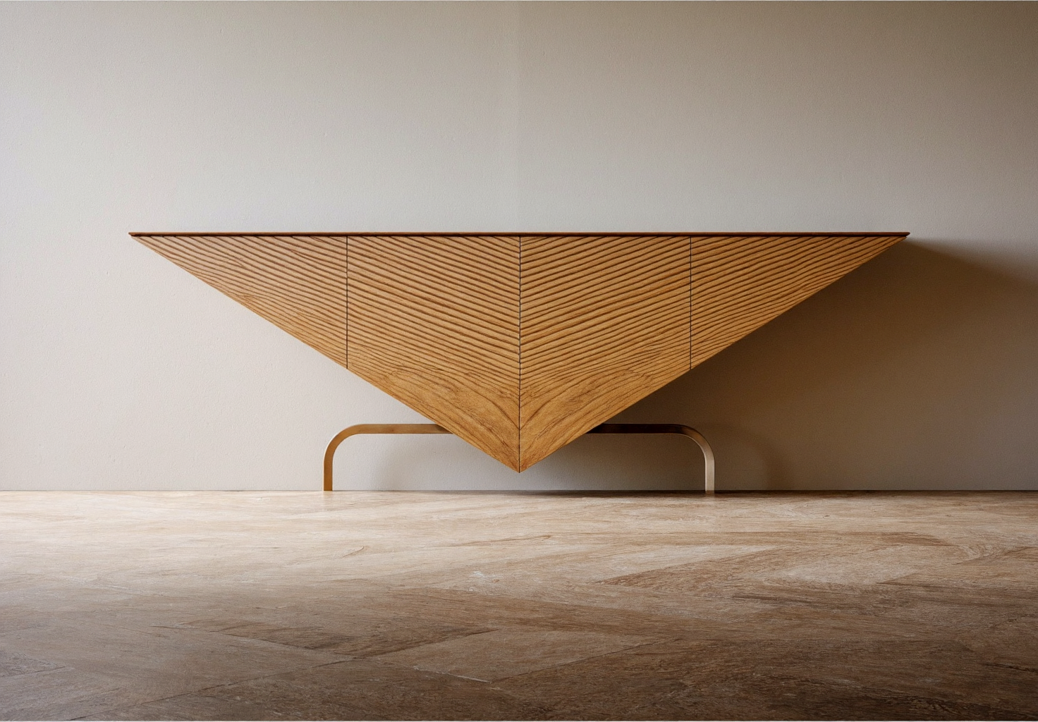Elara — Sculptural Console Table
