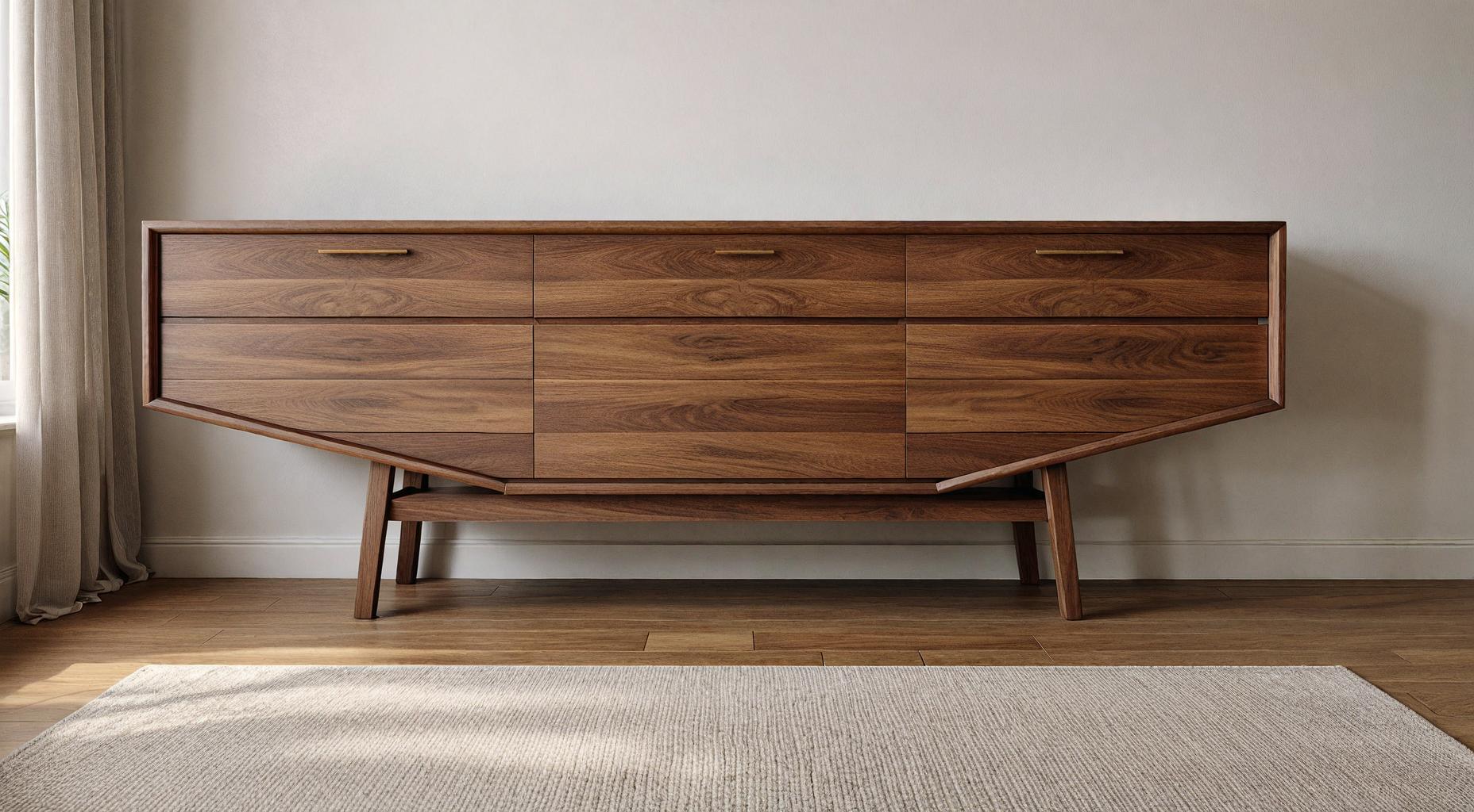 Lyra — Sculptural Architectural Console Table