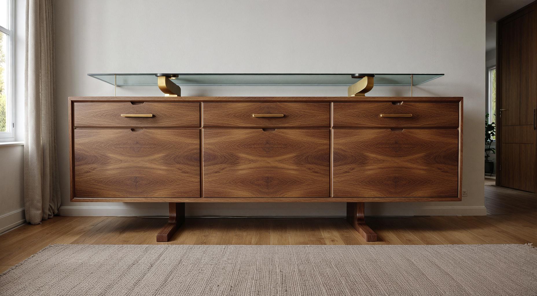 Elara — Architectural Console Table with Vertical Rhythm