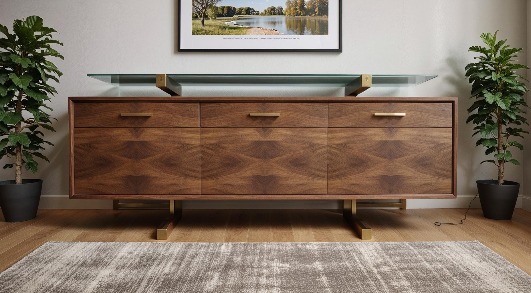 Elara — Architectural Console Table with Vertical Rhythm