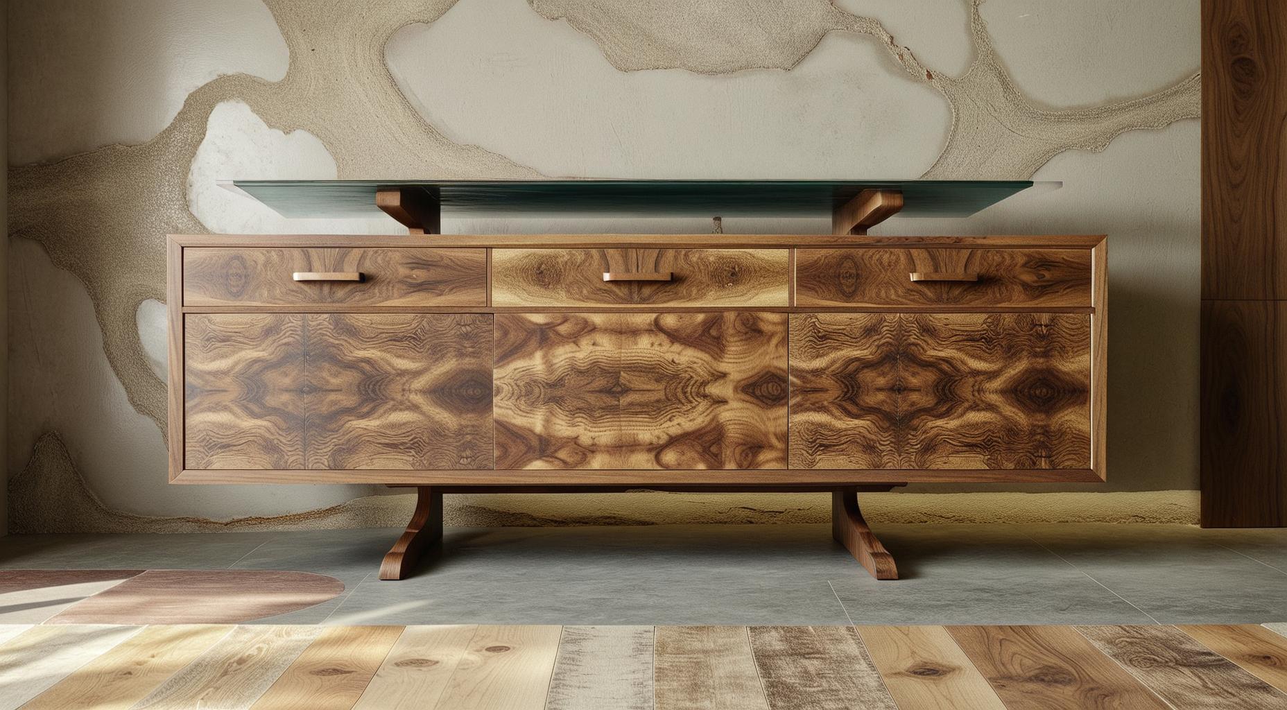 Elara — Architectural Console Table with Vertical Rhythm