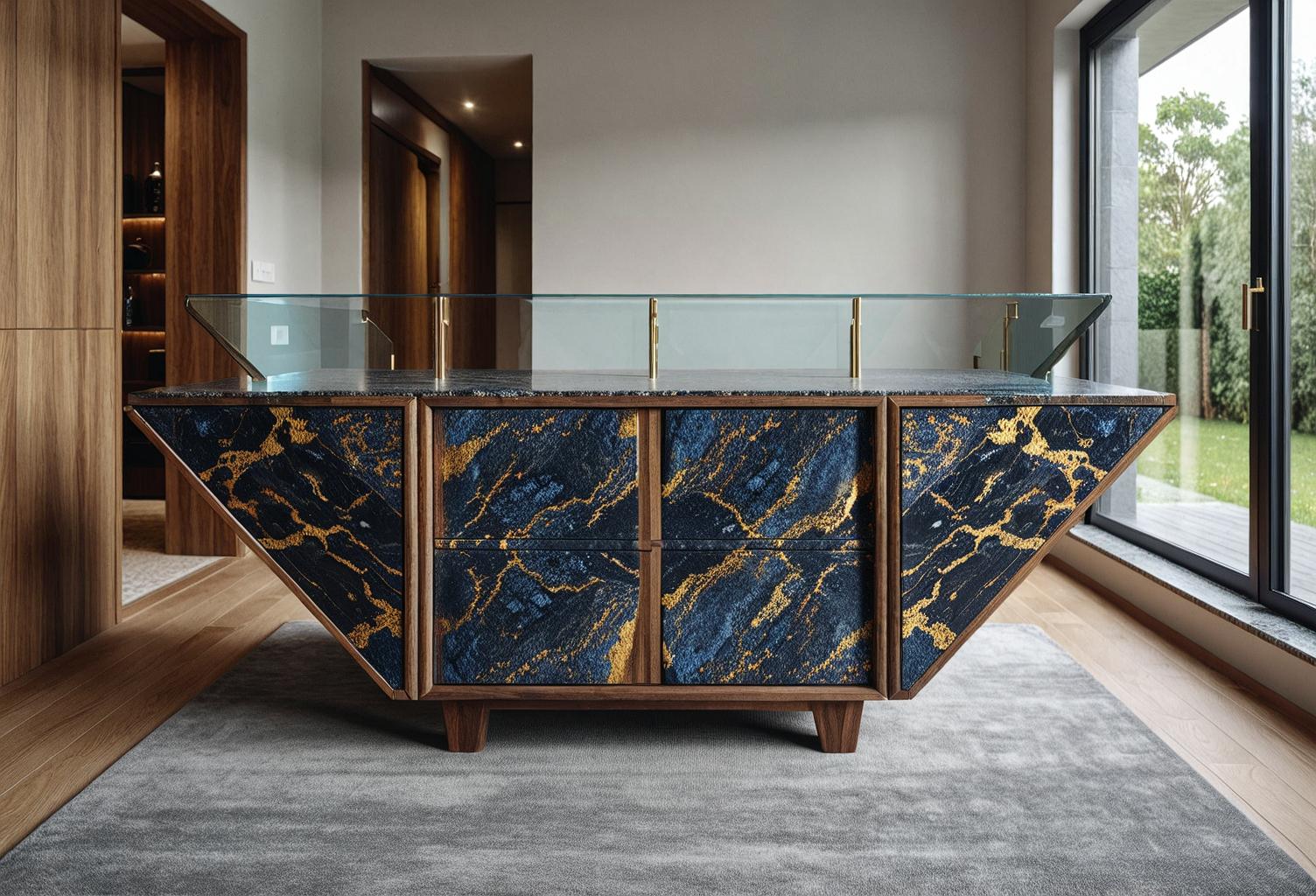 TECTON — Architectural Granite & Wood Console